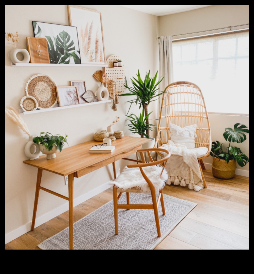 How to incorporate Boho Office Decor Ideas with Artistic Boho Wall Art?