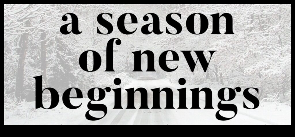 A Season of New Beginnings 1