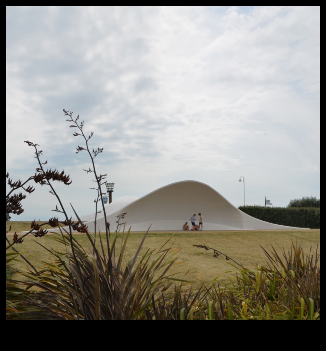 How do man-made structures impact the acoustic quality of landscapes?