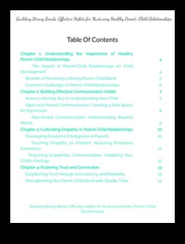 Blooming Bonds Nurturing Parent-Child Connections for a Lifetime 2 Blooming Bonds: Nurturing Parent-Child Connections