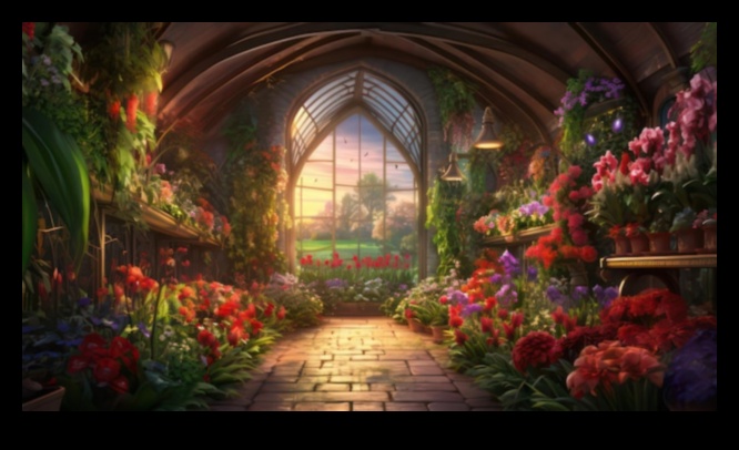 Blossom Beyond Limits Explore Our Greenhouse Haven of Flowers and Plants 1