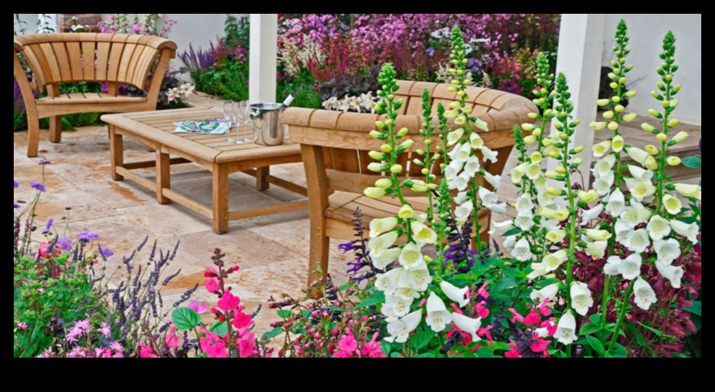 Blossom Comfort: Craft Tranquil Spaces with Garden Seating