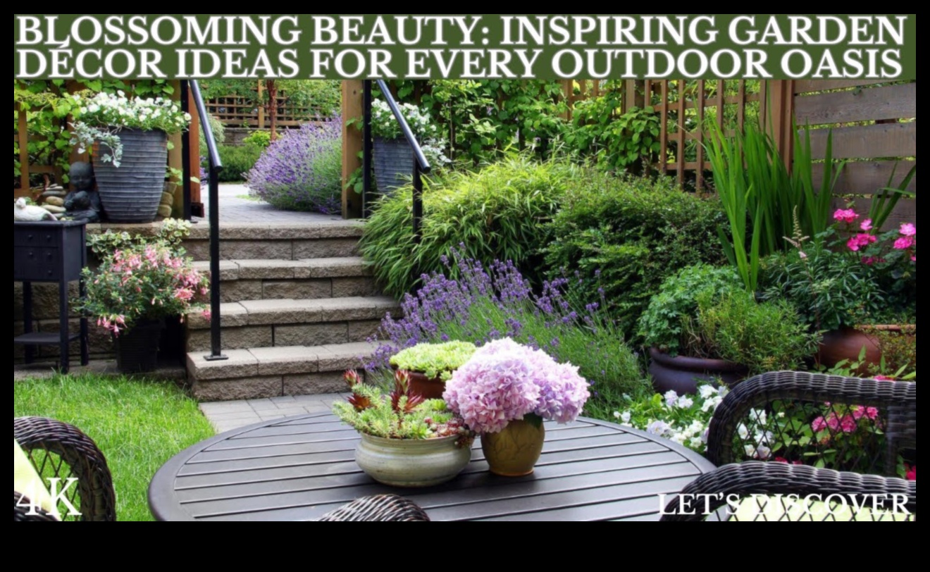 Blossom in Style: Trendy Garden Decor Ideas Unveiled