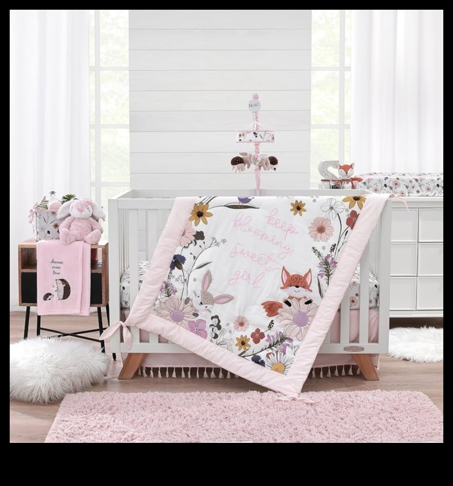 Blossoming Buds Playful Floral Nursery Gear for a Sweet and Stylish Nursery 1