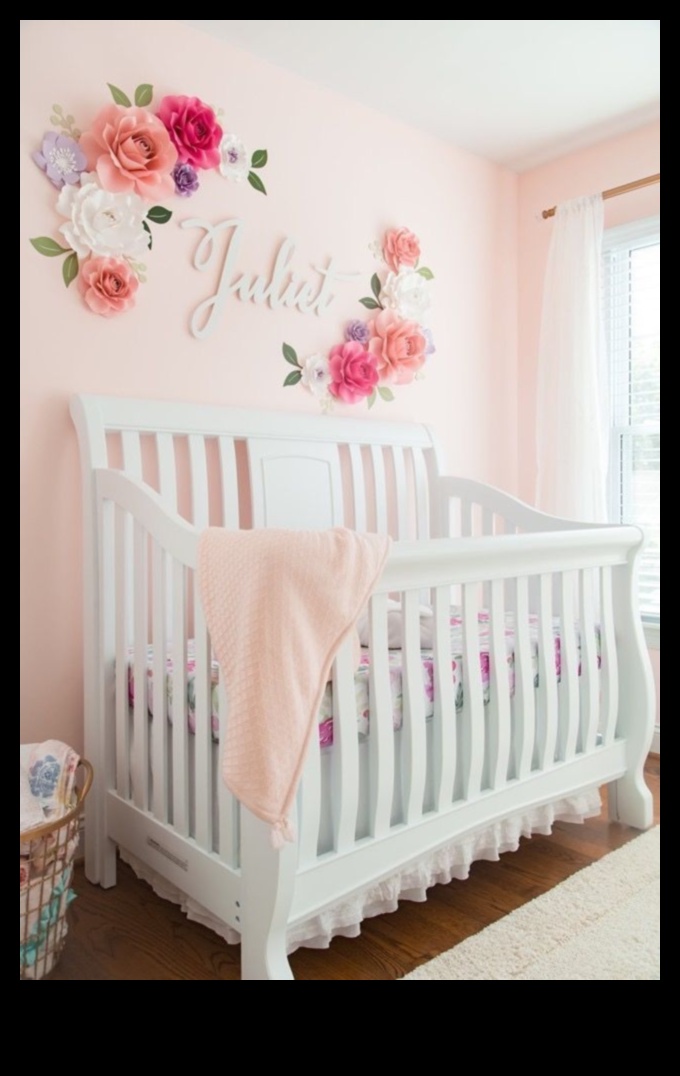 Bouncing Blossoms Playful Floral Nursery Decor to Nurture Your Child's Development 5 Bouncing Blossoms: Playful Floral Nursery Decor for Baby Development