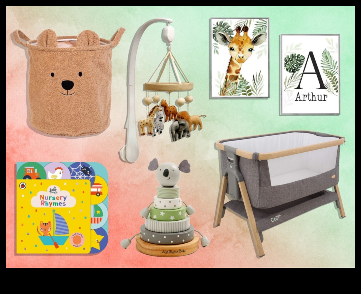 Bouncing Blossoms: Playful Nursery Accents