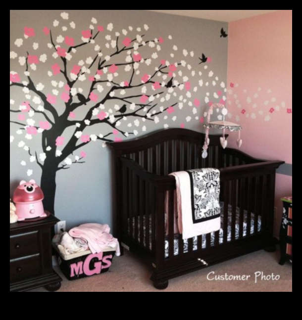 Bouncing Blossoms: Playful Nursery Accents