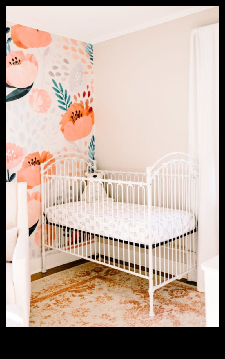 Bouncing Buds: Floral Decor for a Playful Nursery Development