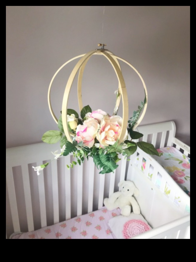Bouncing Buds: Floral Decor for a Playful Nursery Development