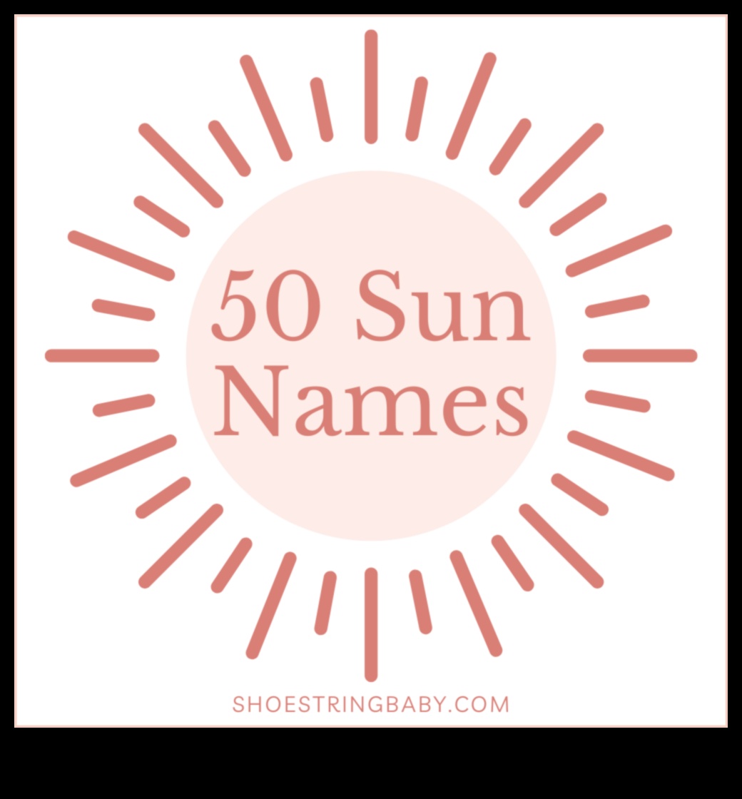 Bright Beginnings: Sunshine-Inspired Baby Names