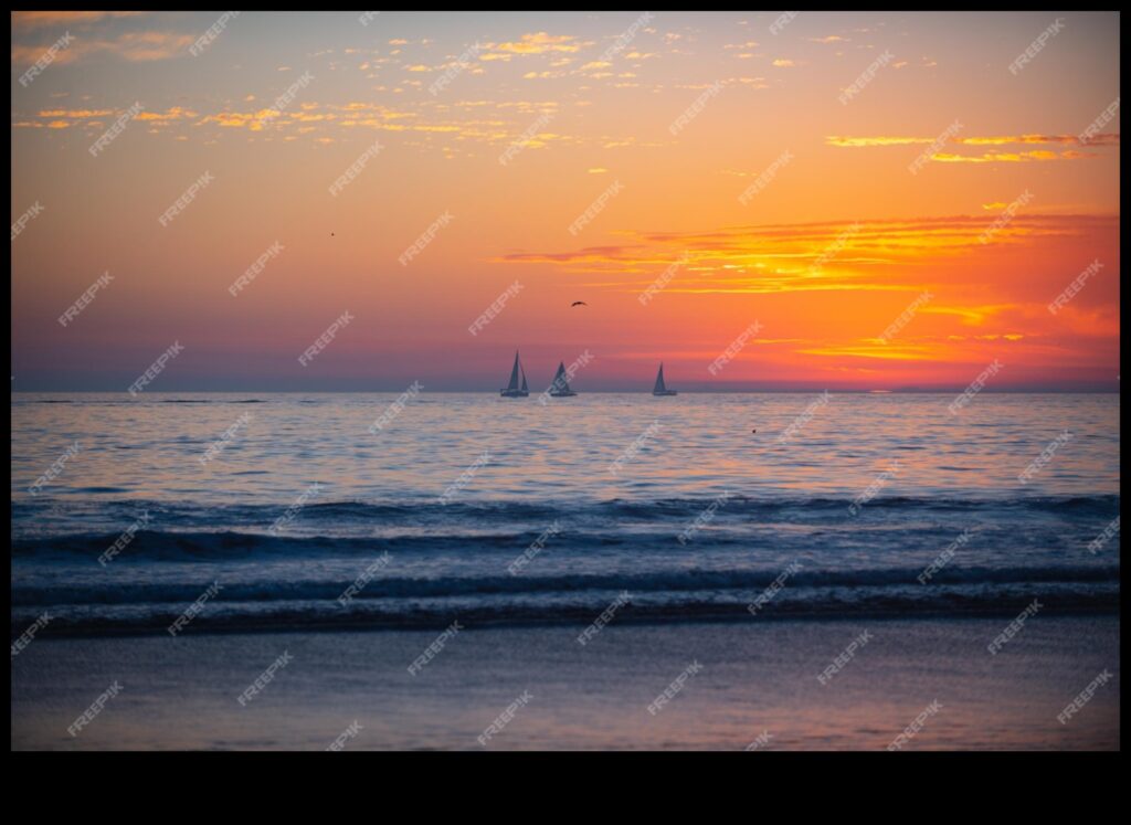 Calm Seascape at Sunset 1