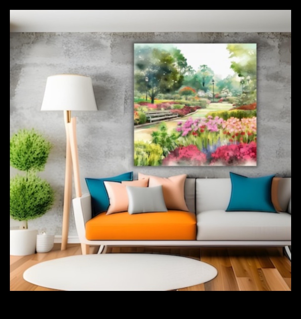 Canvas of Color: Stylish Garden Art for Every Season