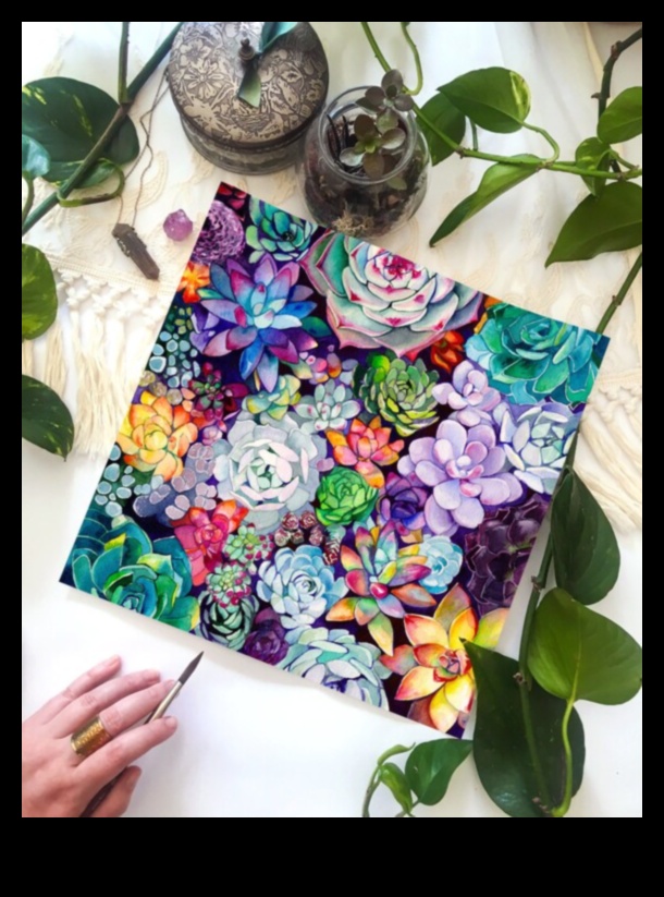 Canvas of Color: Stylish Garden Art for Every Season