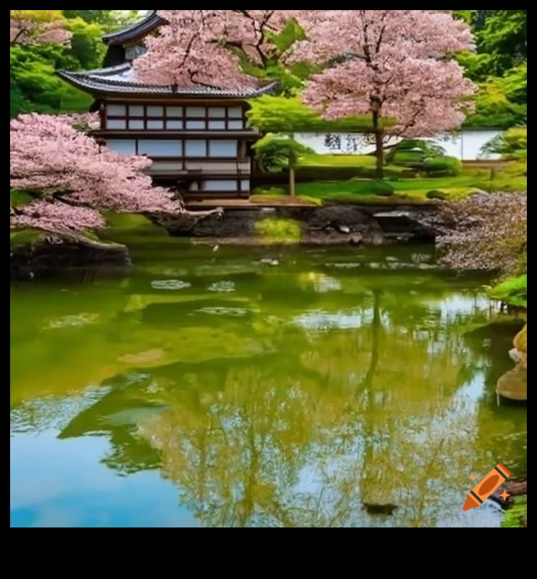 Cherry Blossom Dreams: Japanese Garden Tranquility