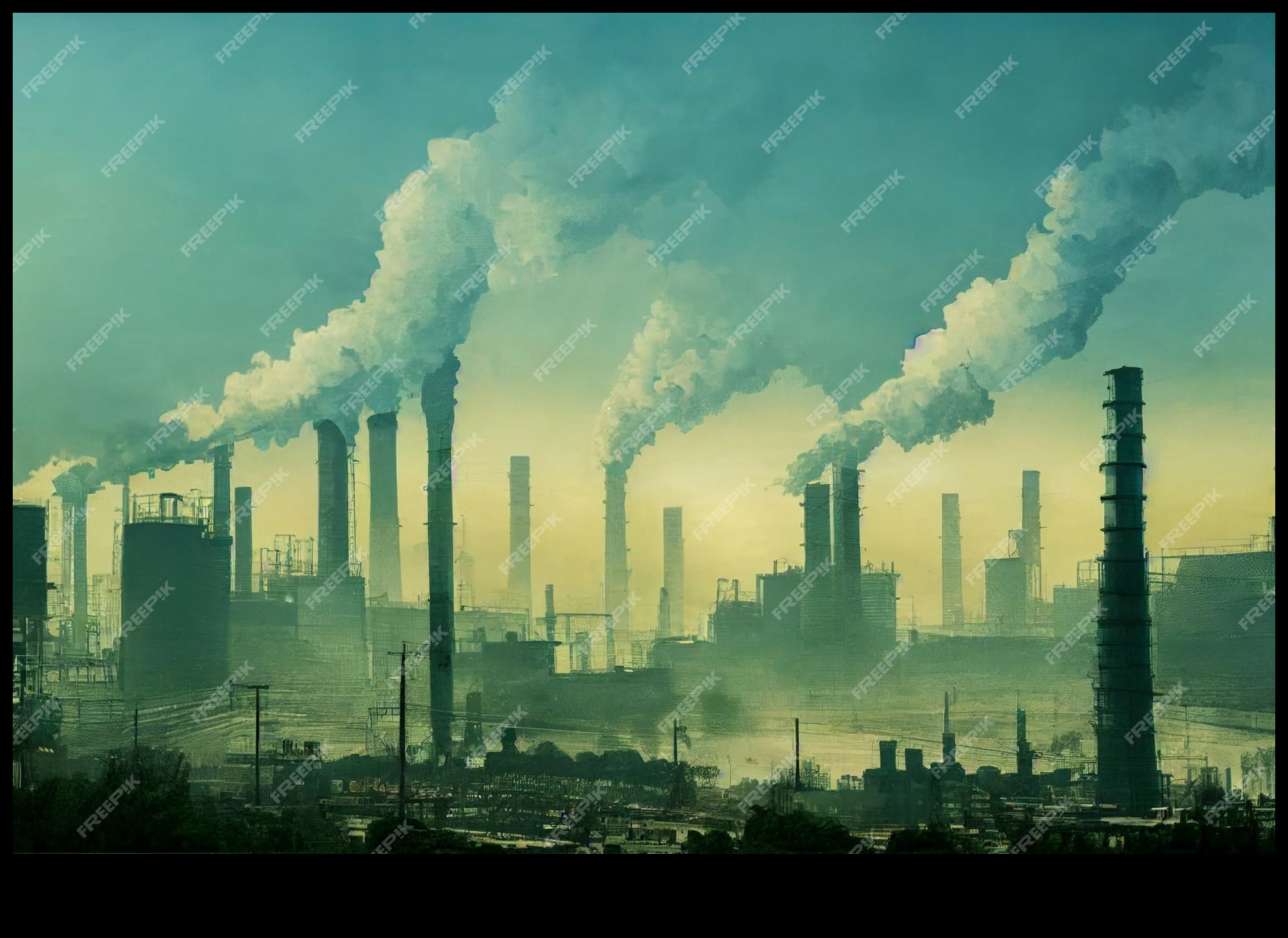 How do urban landscapes impact air and water quality?