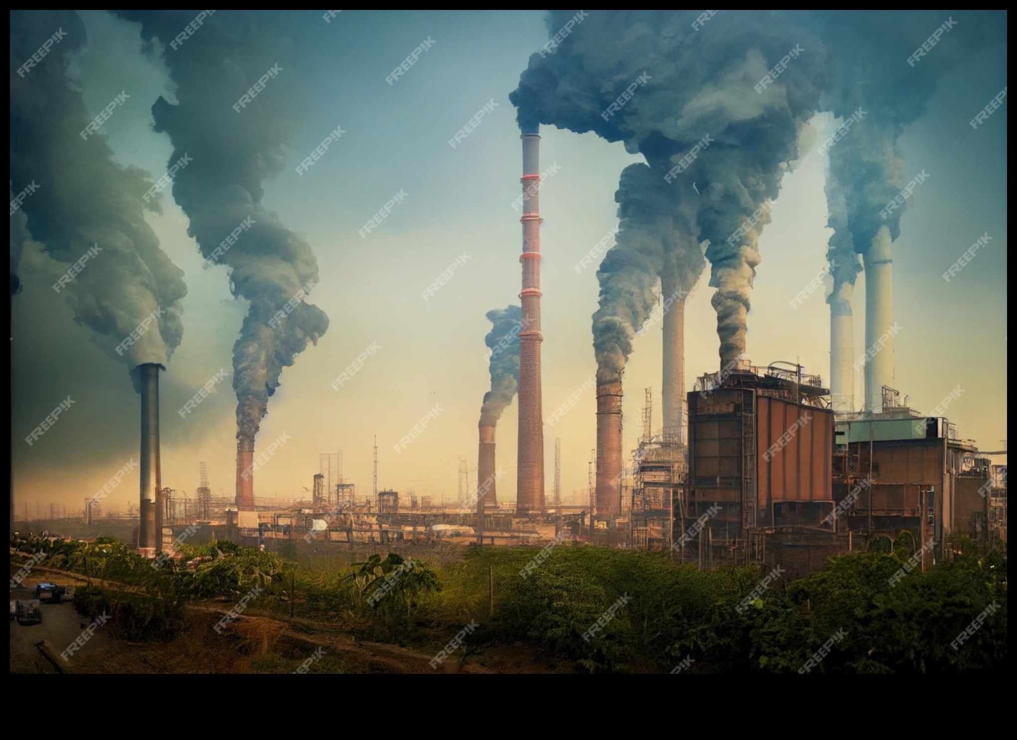 How do urban landscapes impact air and water quality?