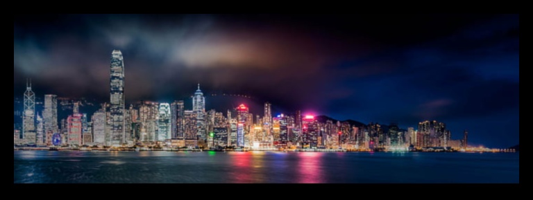 City Lights A Nighttime Panorama 1