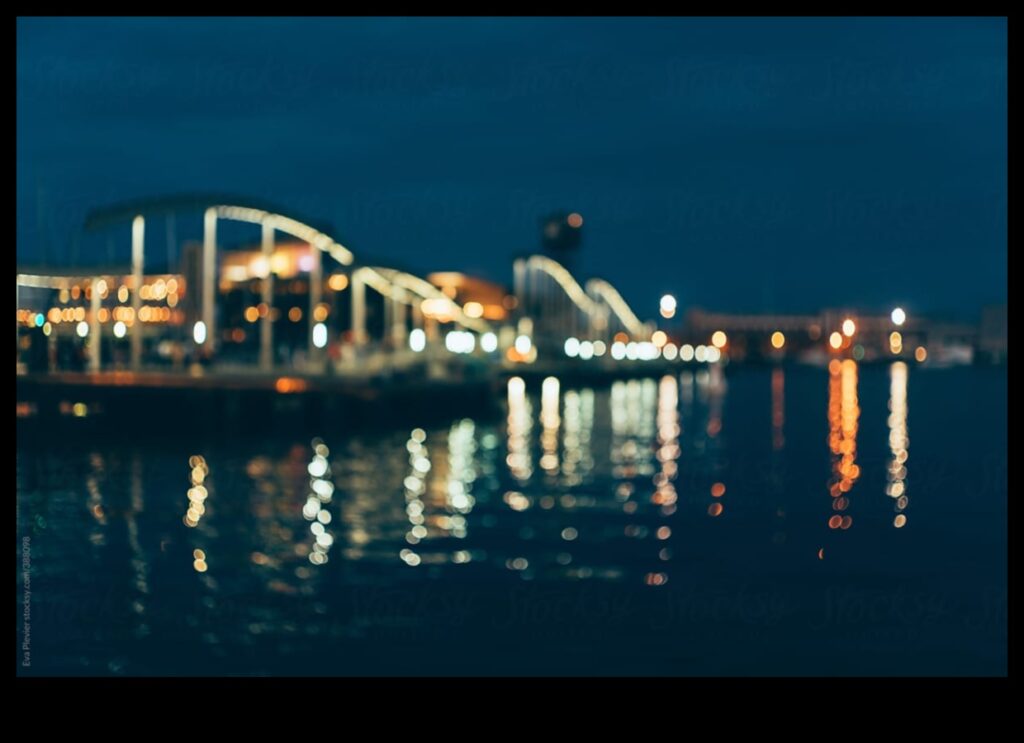 City Lights Reflected in Urban Waters 1