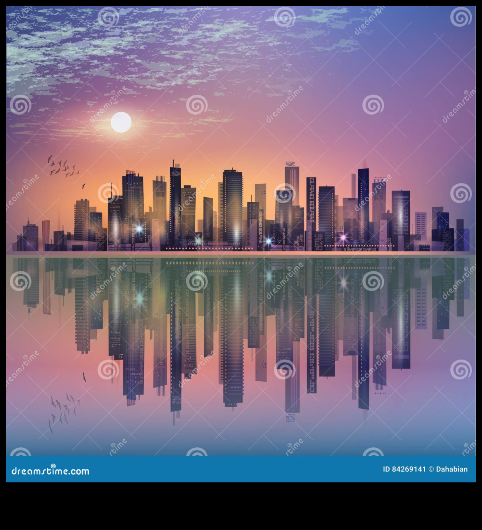 How are city skylines influenced by the surrounding landscapes?