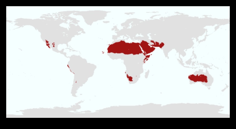 What is the impact of climate change on the preservation of desert landscapes?