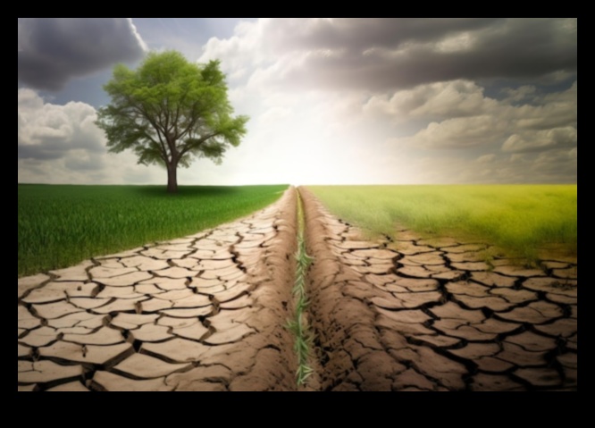 Why are certain landscapes more prone to drought conditions?