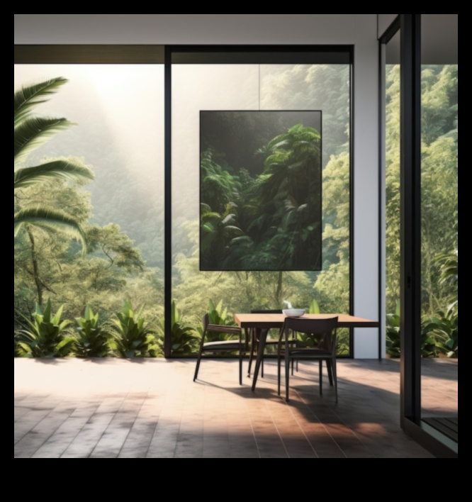 Elevated Oasis Vertical Gardening Serenity for the Modern Home 1