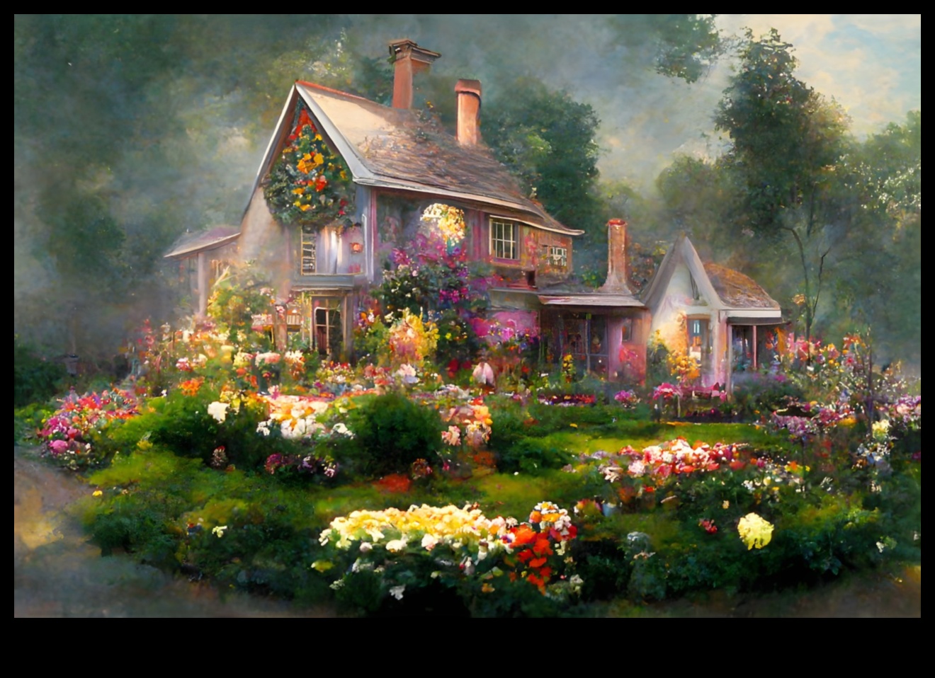 Enchanted Trails: The Art of Designing Cozy Cottage Blooms