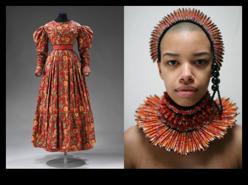 How do landscapes contribute to the aesthetic appeal of outdoor fashion shows?