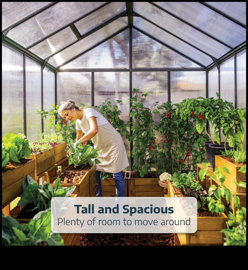 Garden Glory Greenhouse Elegance in Every Bud 1