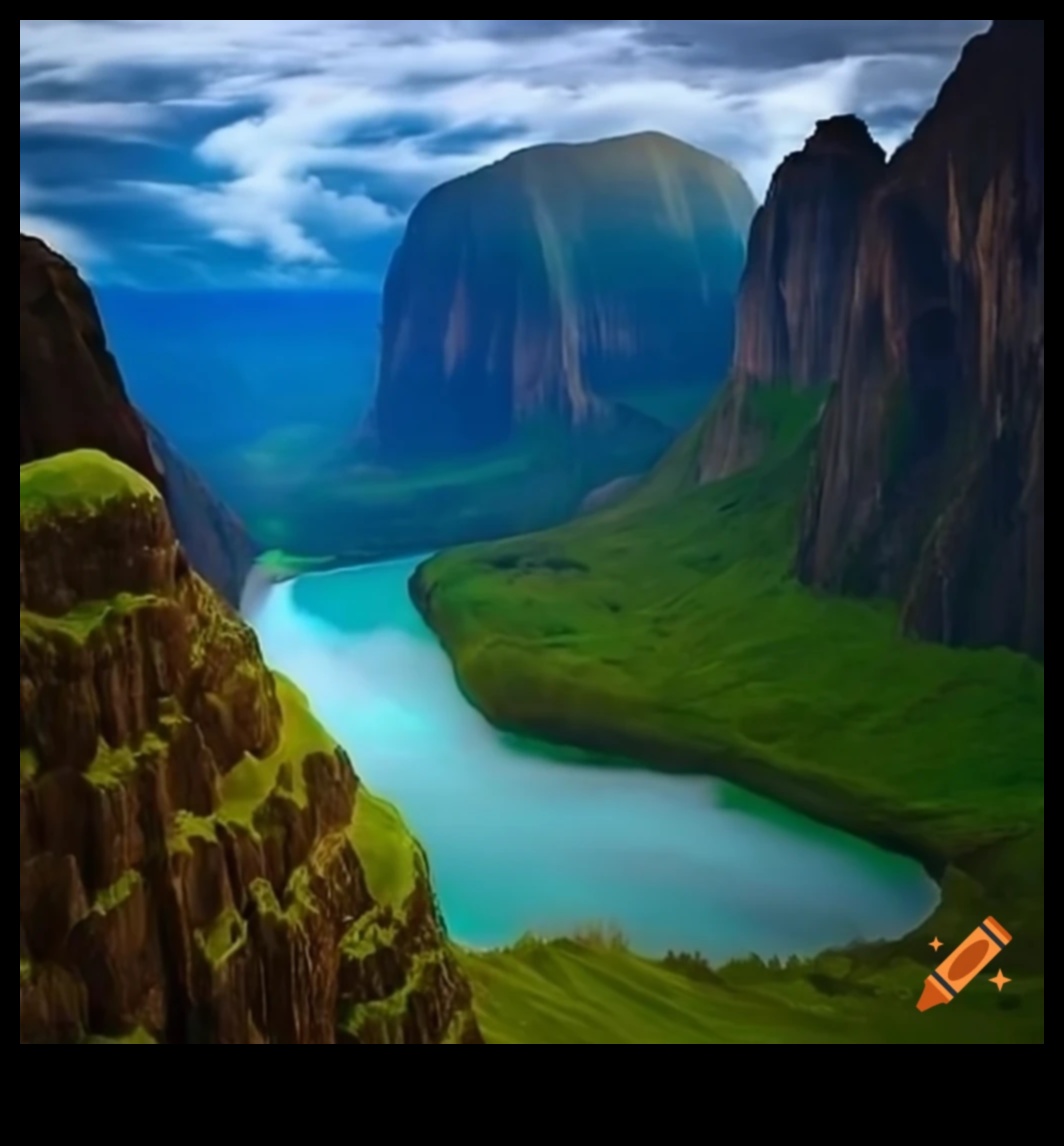 Geological Wonders in Landscape Art 4 Earth's Canvas: Geological Wonders in Landscape Art