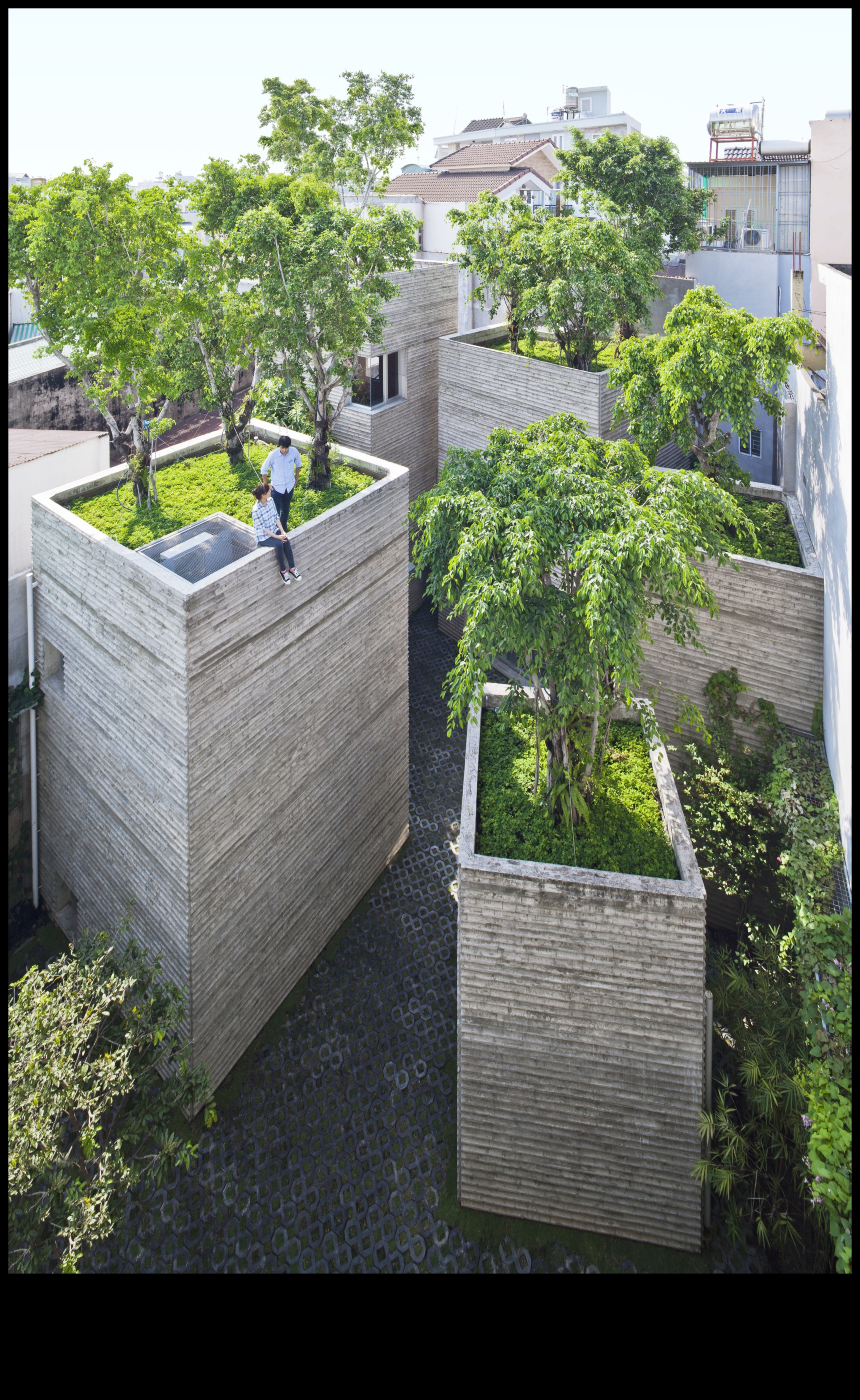 What role do urban green spaces play in enhancing city landscapes?