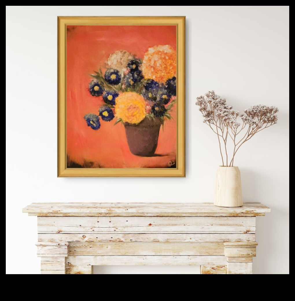 Harmony in Bloom: Stylish Accents for Your Artistic Retreat