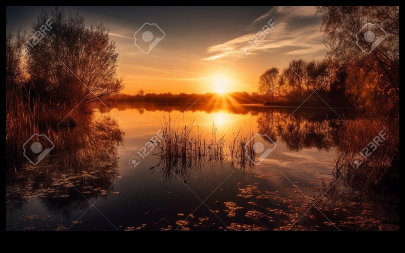 Horizon of Tranquil Nature 3 Calm Horizons: Tranquil Landscapes for Moments of Reflection