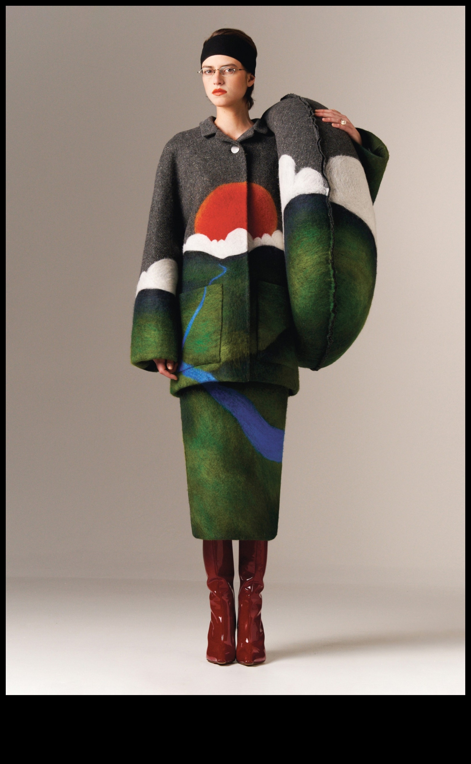 How do landscapes inspire and influence fashion trends?