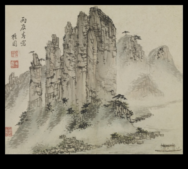 Why are landscapes often used as metaphors in literature and art?