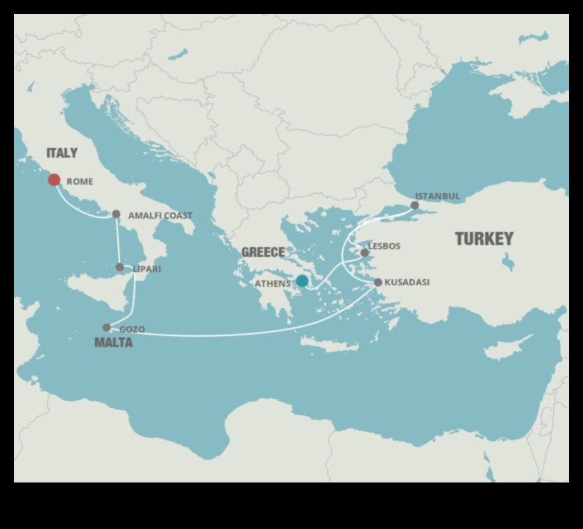 Mediterranean Marvels: Coastal Beauty Along the Sea