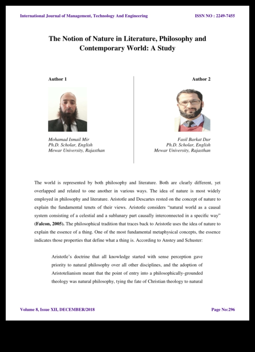 Literary Odyssey: Nature's Influence Across Varied Written Works