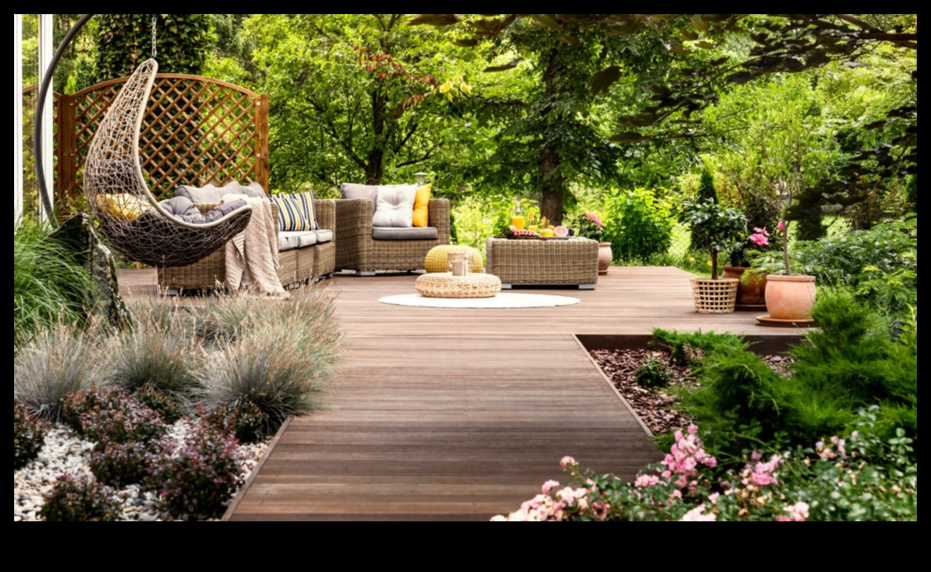 Nature's Lounging: Craft Tranquil Spaces with Garden Seating