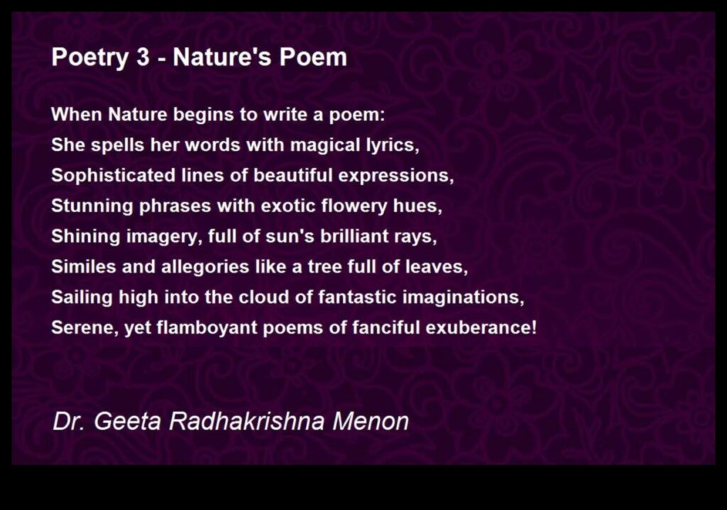 Nature's Lyrical Expression 1