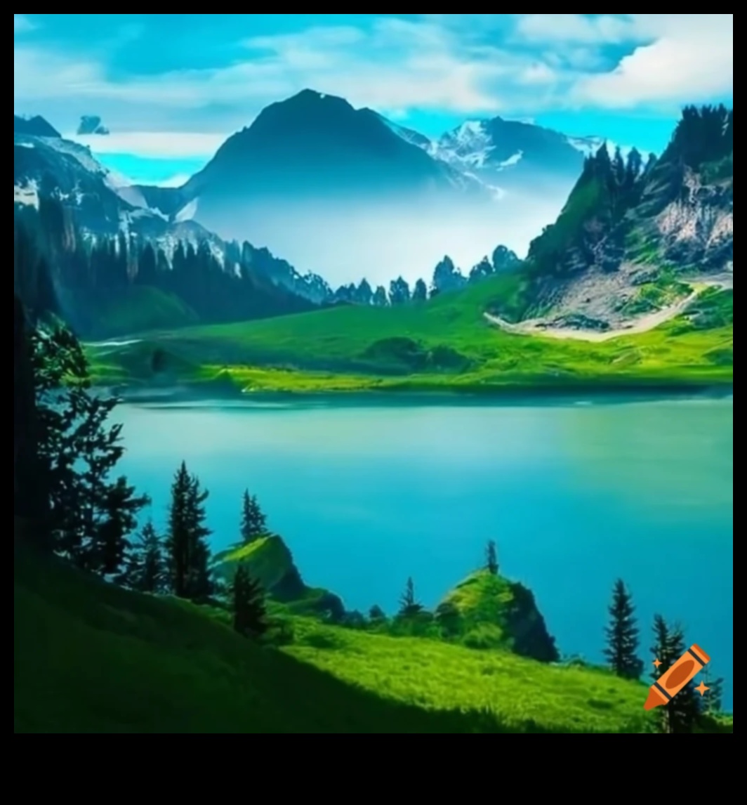 Nature's Reverie: A Pictorial Exploration of Serene Landscape Views