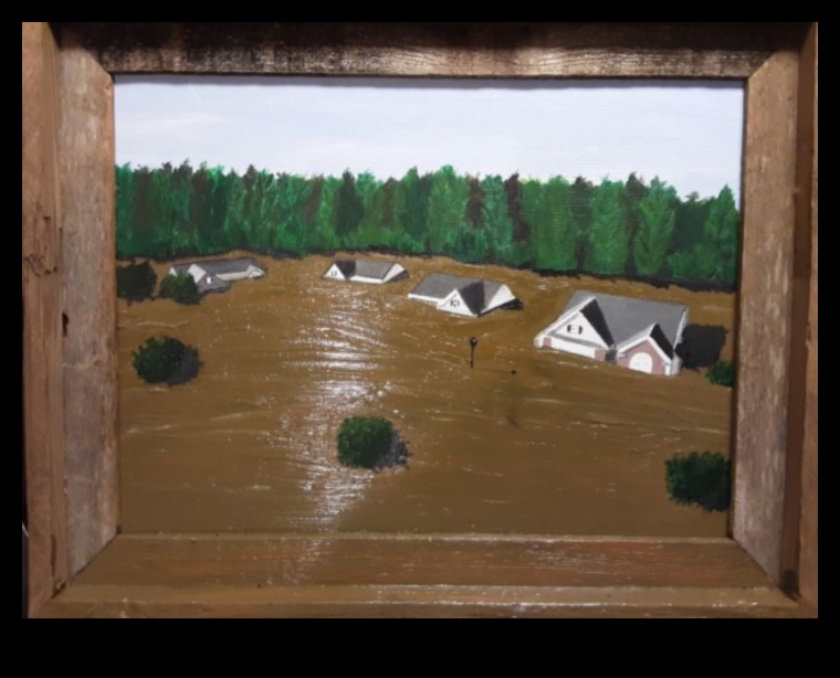 How do natural disasters shape and reshape landscapes?