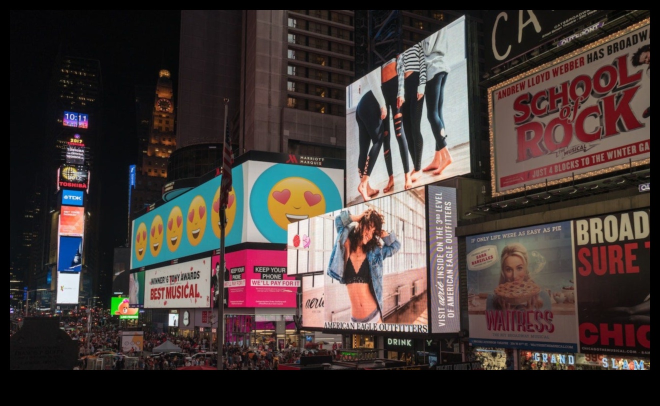 How do landscapes influence the design of outdoor advertising?