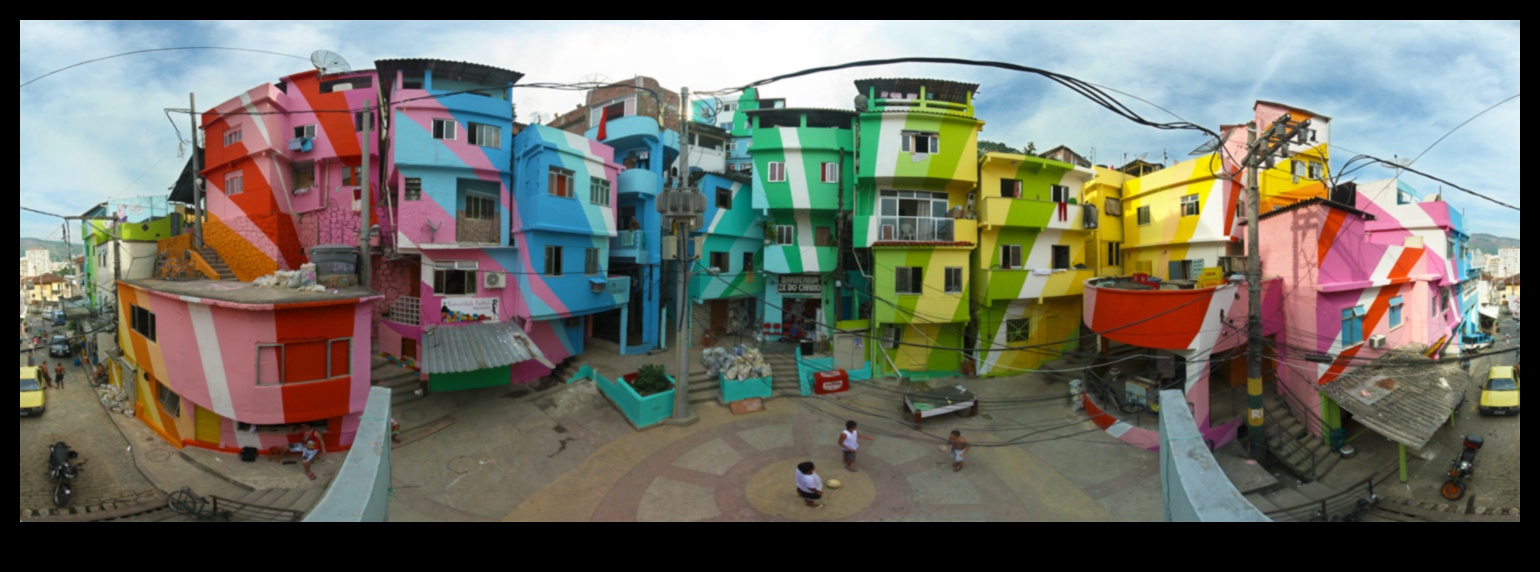 How do landscapes inspire and influence the design of outdoor art markets?