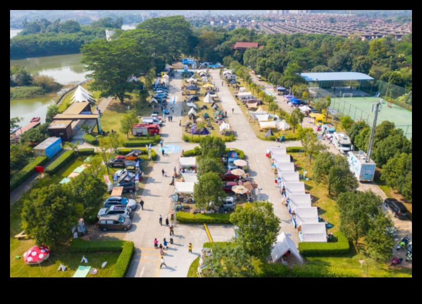 How do landscapes inspire and influence the design of outdoor cultural events?