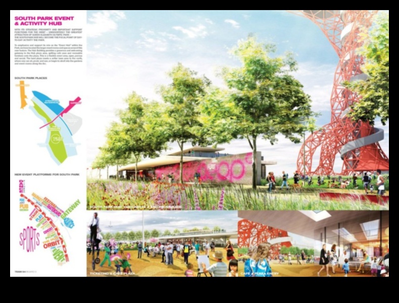 How do landscapes inspire and influence the design of outdoor cultural events?