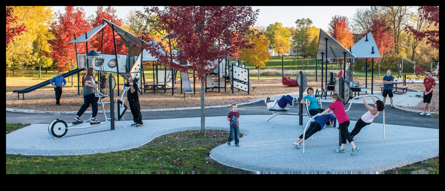 How do landscapes inspire and influence the design of playgrounds?