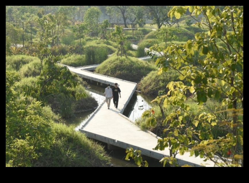 How do landscapes inspire and influence the design of residential neighborhoods?