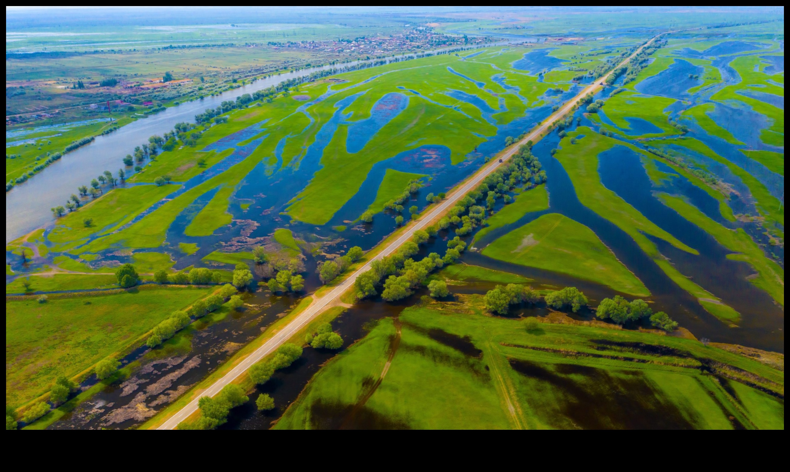 Why are river deltas important components of aquatic landscapes?