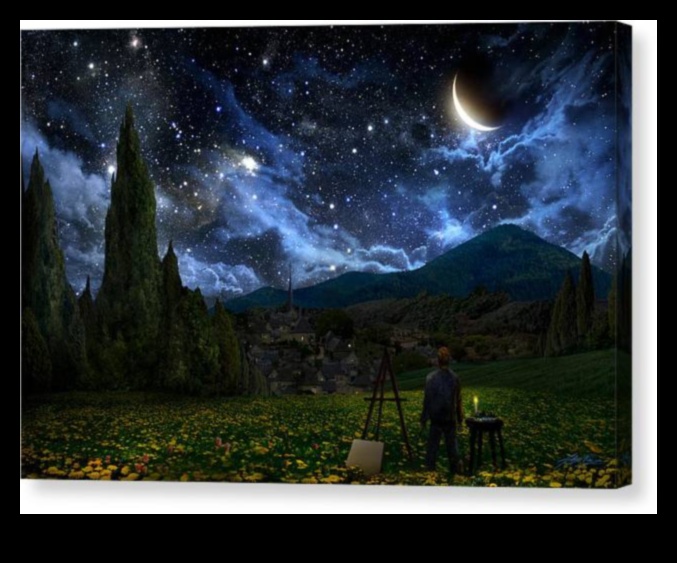 Celestial Canvases: Heavenly Landscapes Painted in Pixels Unveiled