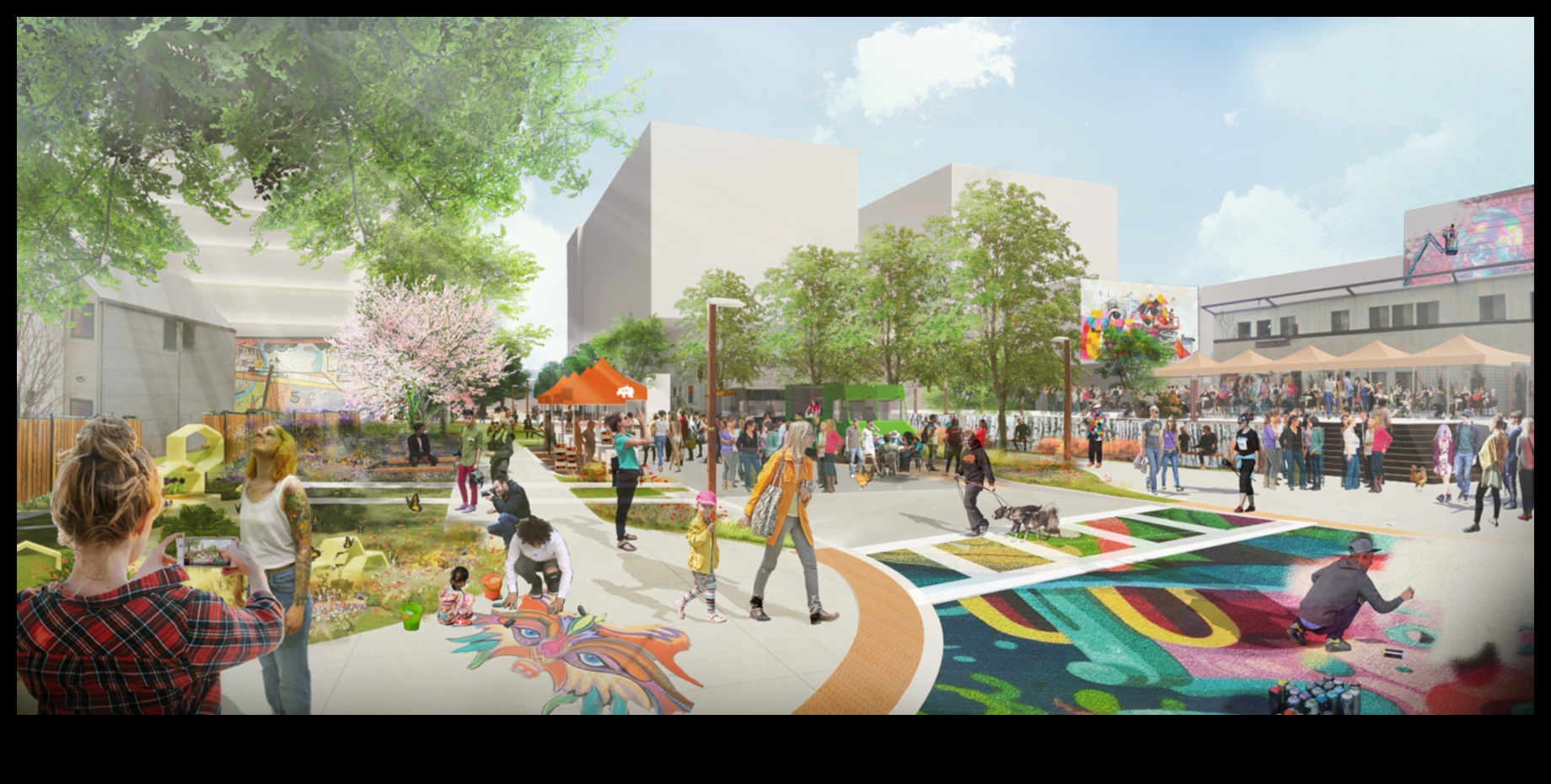 Streetscapes in Color: The Dynamic Palette of Urban Life